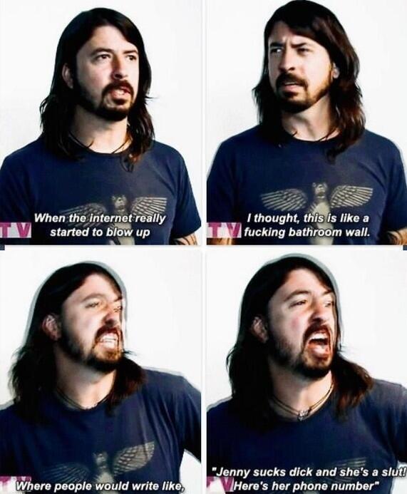 Dave Grohl is the man! - meme