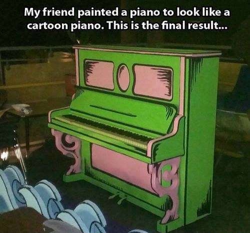 Cartoon piano - meme