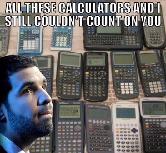 Calculating how much my heart hurts - meme