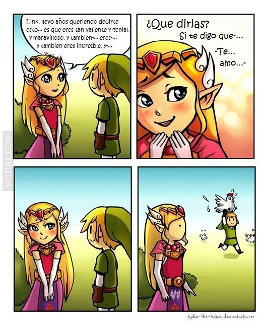 Link necesita madurar un poco... - meme