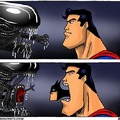 Alien vs Superman