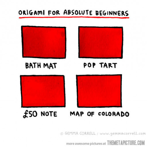 Easy origami - meme