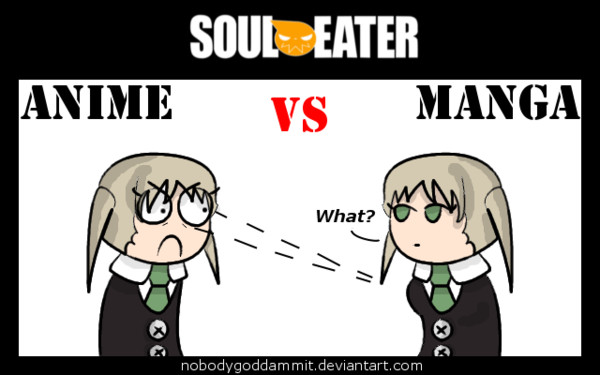 Anime vs manga soul eater part 1 maka - meme