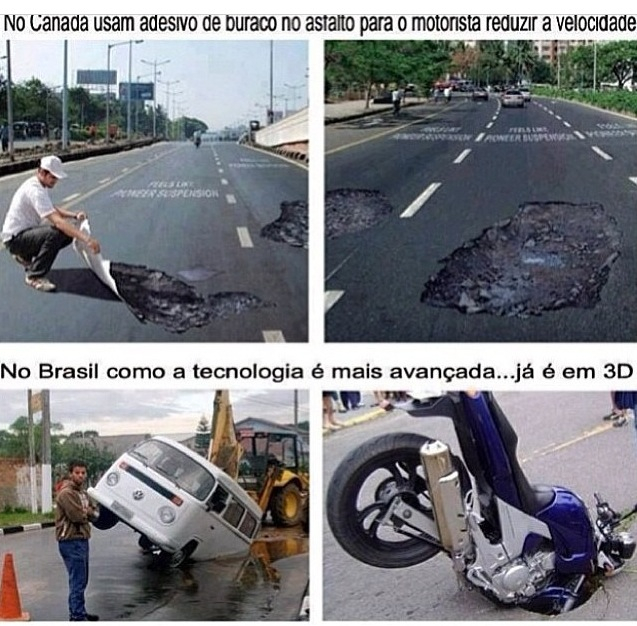 Brasil tem a melhor tecnologia  - meme