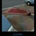 Aladdin aparcando