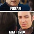 L Alfa Romeo è come.. l' Alfa Romeo