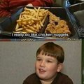 I love chicken nuggets 6th comment gets nuggets with me