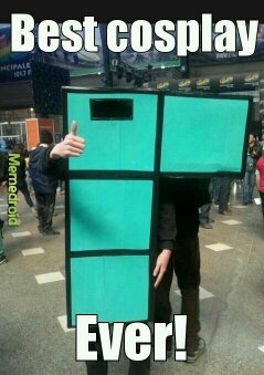 Tetris cosplay XD - meme