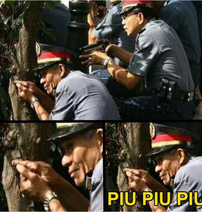 Policias tontos - meme