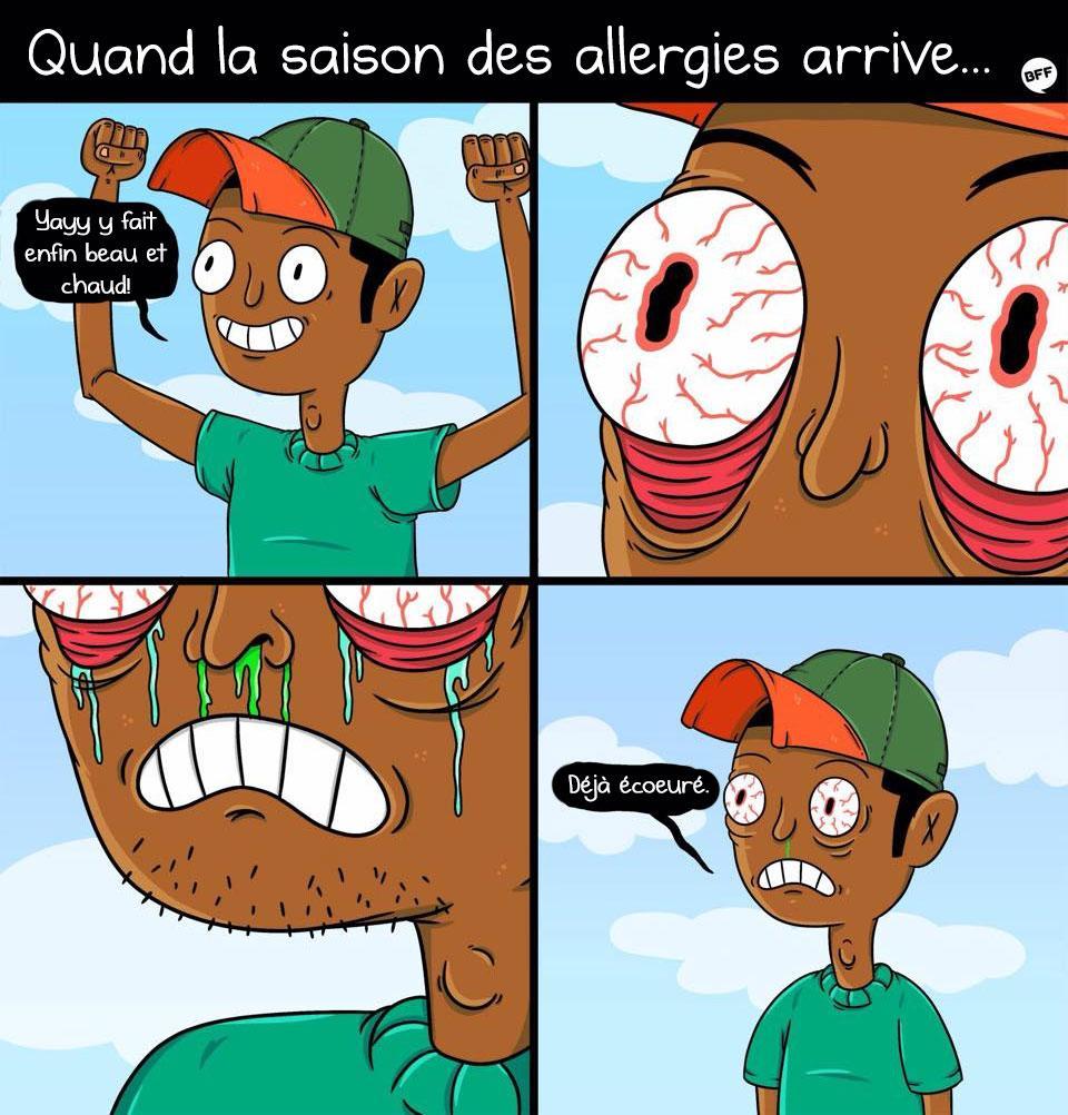 Je plains les allergiques au pollen :3 - meme