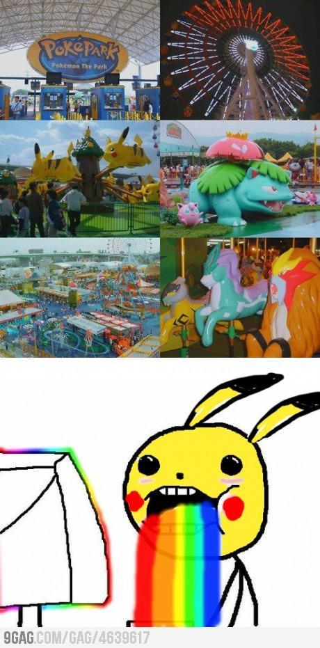 Pikachu rainbows - meme