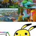 Pikachu rainbows