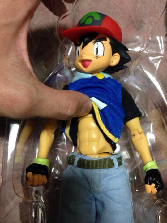 Ash been working out! - meme