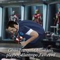 Tony Stark tranquilo e favorável