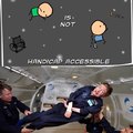 Hawking in space