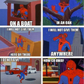 Spider-Man gives no fucks.