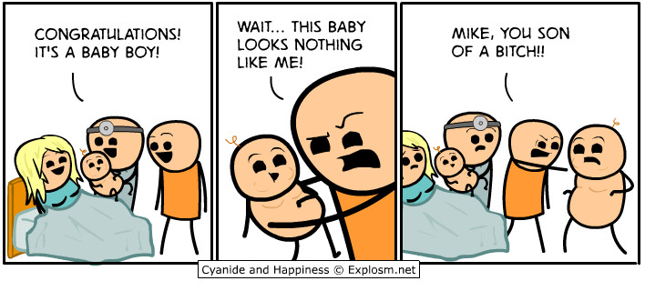 That baby don't look like me - meme