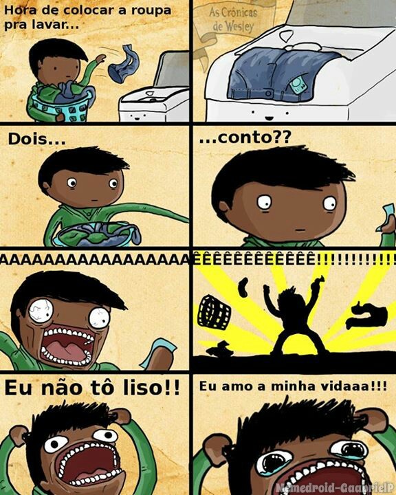 Nunca vi essa tirinha no memedroid aí decidi postar (: