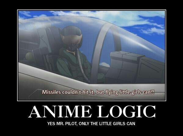 Anime has the best logic - meme