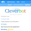 Cleverbot sabe que pasara