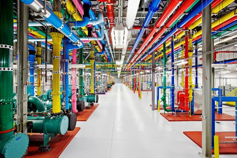 Inside one of Google's data centers - meme