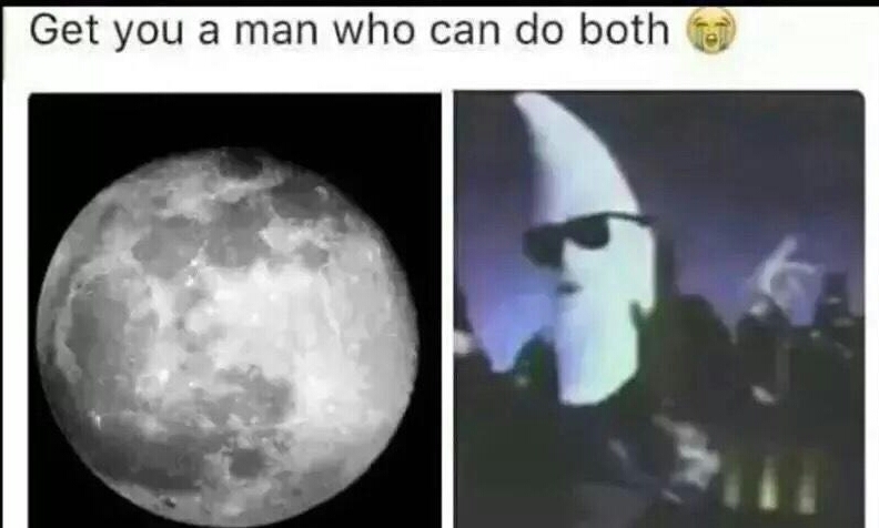 Moonman is number 1 - meme
