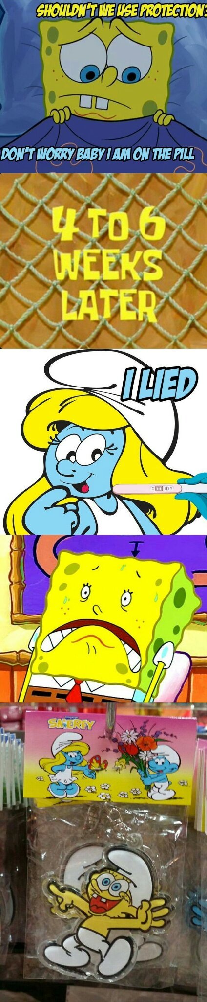 Shit just got real for Spongebob - meme