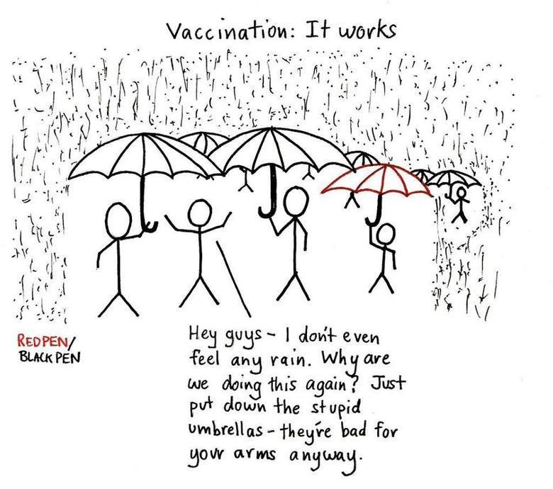 anti vaccination drive in America - meme