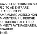 FATE PASSARE IL MESSAGGIO