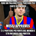 Good guy Casillas, Messi approves, bad luck Neuer. Forza juve lol