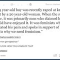Rape is never okay