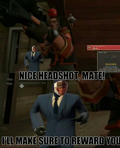 headshot mate - meme