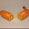 Ceci est une orange ou une banan