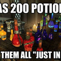 That's a lot of potions