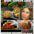 Giant cheese taco (?)