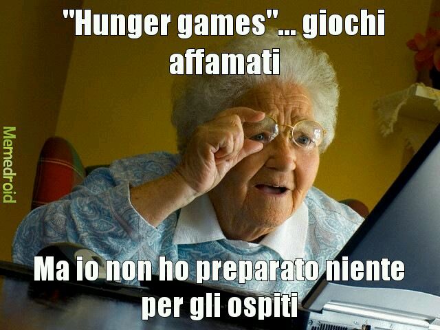 Hunger games - meme