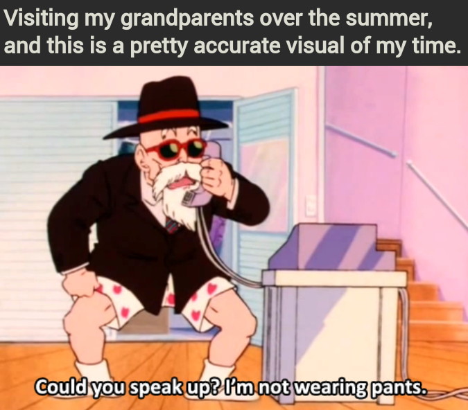 Visiting grandparents - meme