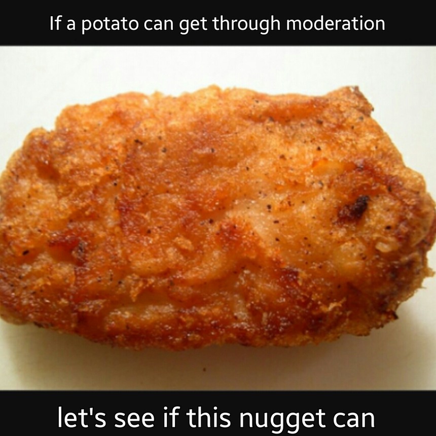 Chicken nugget breh - meme