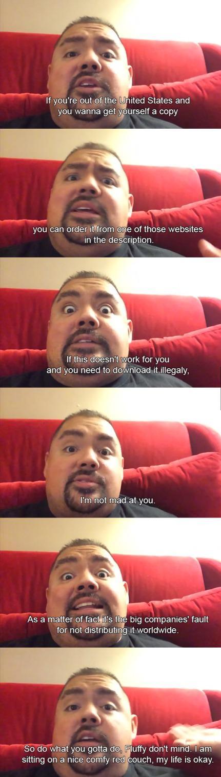 Gabriel Iglesias on buying his stand-up - meme