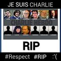 JE SUIS CHARLIE #RESPECT RIP AUX 12 MORTS