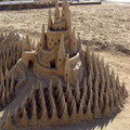 Creepy sand castle