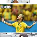 Neymar y su cambio de color