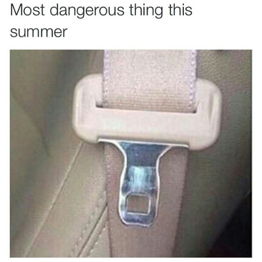 Seat belt safety - meme