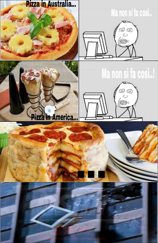 Pizza nel mondo.. - meme
