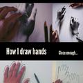 How I draw hands...