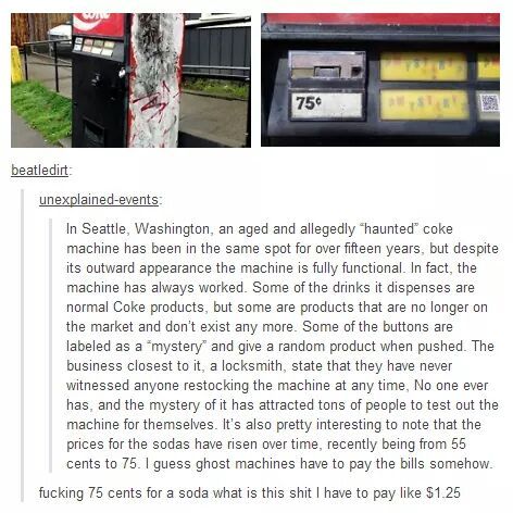 Creepy coke machine - meme