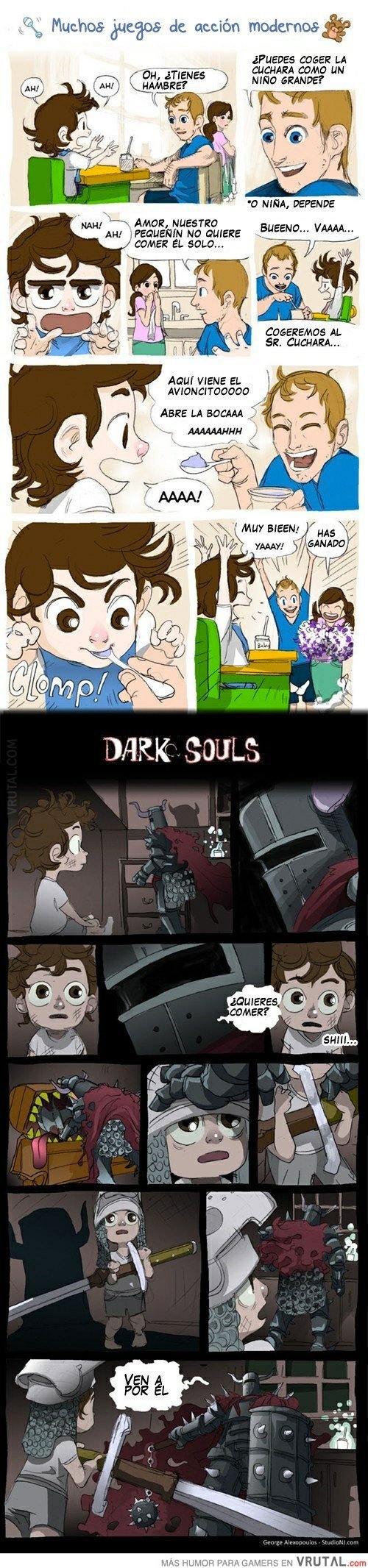 Simplemente Dark Souls - meme