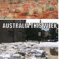 Snowing in Australia this week...