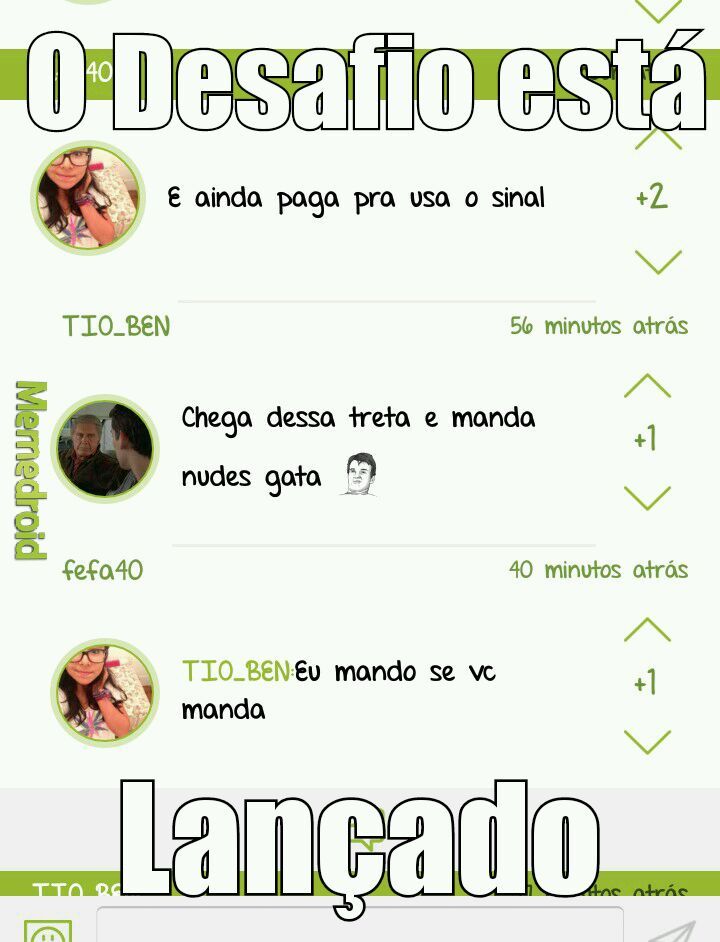 Falou tá falado - meme