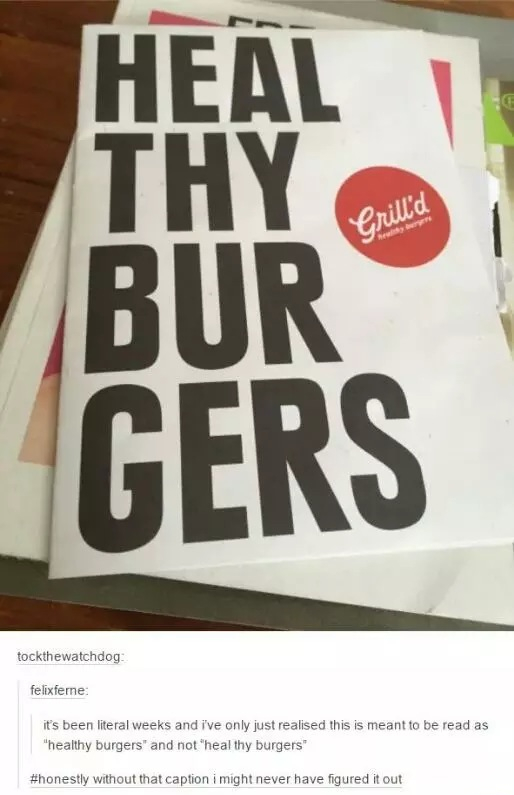 Heal Thy Burgers - meme